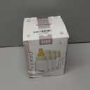 BIBS Baby Bottle 150 ml Latex Nipple 4 Pack - Anti-Colic, BPA-Free, Round Nipple, Lightweight & Easy to Clean, Suitable for Newborns 0+ Years, 4-Pack + 2 Extra Nipples - Ivory