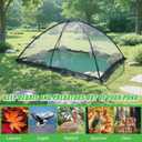 Pond Cover Dome Net 13x17 ft Netting Pond Covering Tent with Zipper Storage Straps, Fiberglass Poles, Ground Nails, Tie Ropes for Outdoor Garden Fish Pool Protection from Leaves Animals