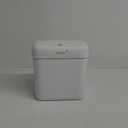 funest Bathroom Small Trash Can with Lid,10L / 2.7 Gallon Slim Garbage Bin Wastebasket with Press Top Lid for Bedroom,Rv,Office,Kitchen,Craft Room
