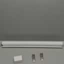 GENIMO 100% Blackout Roller Window Shades, Window Blinds Cordless with Thermal Insulated, UV Protection Fabric, Mini French Door Blinds for Home, Office, Bedroom, Easy to Install, White, 30" W X 72" H