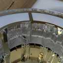 11.8" Gold Modern Crystal Chandeliers for Dining Room LED Dimmable Light Fixtures Flush Mount Light Living Room Bedrooms