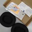 Geekria Comfort Mesh Fabric Replacement Ear Pads Compatible with Microsoft Xbox Wireless/Wired, Xbox Stereo/Stereo Headset 20th Anniversary Special Edition Headphones (Black)