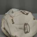 Bedsure Waterproof Dog Blankets for Large Dogs - Soft Print Sherpa Fleece Pet Cat Blanket Washable for Couch Bed Protection, Cozy Plush Reversible Throw Furniture Protector, 50"x60", Beige