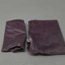 Home Brilliant 18x18 Accent Pillowcases Solid Velvet Decorative Super Soft Bed Throw Pillows Cover for Bedroom Car Indoor Body Teengilrs Babygirl(2 Pieces), 45x45 cm, Lilac