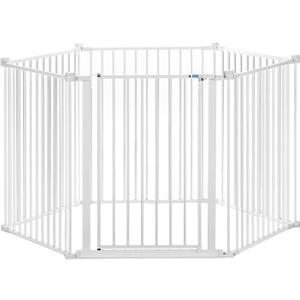 Carlson Pet Yard and Convertible Super Wide Gate (146.5"W x 28"H)