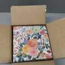 200Pcs Floral Paper Napkin Disposable Watercolor Rose Flower Paper Napkin Decorative Dessert Dinner Hand Towels for Bathroom Wedding Baby Shower Birthday Party(6.5 * 6.5 inch)