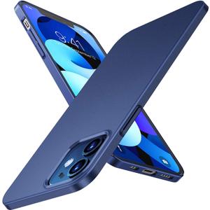 TORRAS Slim Fit for iPhone 12/12 Pro Case 6.1 inch, Ultra Thin for iPhone 12 Case, Lightweight Matte Anti-Scratch Hard PC Cover Phone Case for iPhone 12 Pro, Royal Blue