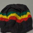 RW Knitted Cotton Classic Rasta Beanie (Gray/Rasta)