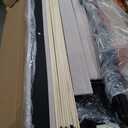 Full Size Linen Bed Frame, Upholstered Platform Bed Frame with Adjustable Headboard, Wooden Slats Support, No Box Spring Needed, Easy Assembly, Beige 