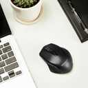 Amazon Basics Ergonomic Wireless Mouse, DPI Adjustable, Black, Pack of 20 Units