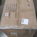 Flash Furniture Carmel Series 30" High Transitional Tufted Walnut Barstool with Accent Nail Trim in Black LeatherSoft (1 Pack)