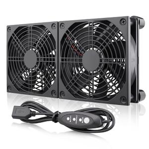 Wathai High Airflow Router Cooling Fan for Computer Cooler TV Small Box DC 5V USB Power 120mm 240mm Fan with Multi Speed Controller
