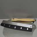 Pizza Peel Aluminum Pizza Spatula, Mooues 12 inch Metal Pizza Paddle(12"x 14")with Rocker Cutter Foldable Wood Handle, [Storage bag included], for Family Pizza Oven Baking Pizza, Dough, Bread & Pastry