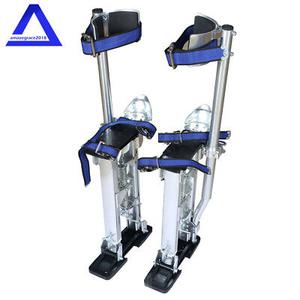 Jecoupoon 24-40 Inch Aluminum Alloy Drywall Stilts with Sliver for Working at High Places (Silver,24-40 Inch)