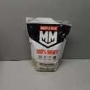 Muscle Milk 100% Whey Protein Powder, Vanilla, 5 Pound, 68 Servings, 25g Protein, 2g Sugar, Low in Fat, NSF Certified for Sport, Energizing Snack, Workout Recovery, Packaging May Vary