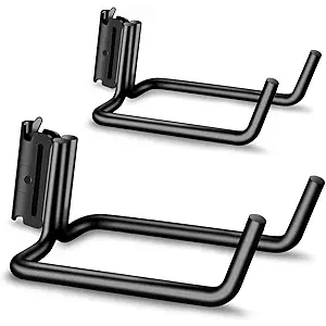 4 Pack E-Track J Hook Hanger with Tie Down Anchor for E Track Accessories for Enclosed Trailer Cargo Tie Down Systems in Trucks, Trailers