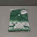 Funnycokid Boys Christmas Sweaters Kids Button Mock Neck Pullover Up Winter Xmas Holiday 5-12 Years (Green)