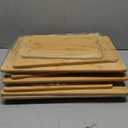 Tioncy 12 Pcs Wood Cutting Board Set Wooden Charcuterie Board for Kitchen Butcher Block Tray Serving Board for Meat Cheese Fruit Housewarming Gift, 16x12, 14x10, 11x8 Inch(Bamboo)