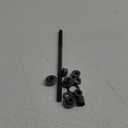 Bike axle 240 mm /9.45 in Bike Multi-Speed Rear hub axle 3/8 "Black 26tpi Hub Cone Lock nut Washer kit -1pcs