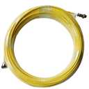 Sewer Camera Replacement Cable,23mm Interface,Durable Yellow Stiff Wire with Meter Counter(164/50M)