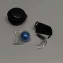 Luminous Desk Spinning Toys for Kids Adults, Metal Optical Illusion Fidget Spinner, Glow in The Dark Kinetic Sterss Ball, Stress Relief ADHD Gifts for Office Classroom Boys Girls Boyfriend (Blue)