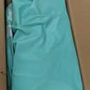 AKSPORT 5pcs Set of Inflatable Gymnastics Air Mat Tumble Track Tumbling Mat Floor Mats with Electric Air Pump for Home Use/Training/Cheerleading/Beach/Park and Water (Mint Green-5pcs)