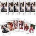 12-Pack Acrylic Fridge Magnetic Frame, 2.36'' x 3.54'' Clear Double-Sided Magnetic Picture Frames for Refrigerator, Mini Photo Frames for Polaroid, Fujifilm Instax Mini, and Instant Photos