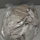 JIALE Tablecloths for Rectangle Tables, Cotton Linen Table Cloth Waterproof Tablecloth Wrinkle Free Farmhouse Dining Tables Cover, Soft Fabric Table Cloths with Tassels, Brown, 55" X 70", 4-6 Seats