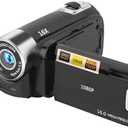 Digital Camcorder, DH-90 16X Digital Zoom 2.7 Inch Colourful Display Screen, High Definition Camera Image Video Shooting Camcorder US Plug 110-240V