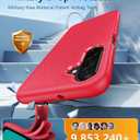 FNTCASE for Samsung Galaxy A26-5G Case: Dual Layer Protective Heavy Duty Cell Phone Cover Shockproof Rugged with Non Slip Textured Back - Military Protection Bumper Tough - 2025, 6.7 inch (Red)