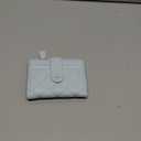 GAEKEAO Small Wallet for Women Slim Bifold Leather RFID Blocking Credit Card Holder Wallets Zipper Pocket Coin Purse with ID Window (Light Blue)