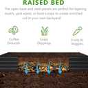 2PCS 9x3x1ft Galvanized Raised Garden Bed Kit,Metal Planter Box for Vegetables,Flowers,Herbs Durable Rust-Resistant Patio Gardening Beds,Black