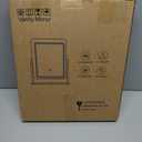 ROLOVE Vanity Mirror with Lights, 12.6"15" LED Makeup Mirror, Lighted Makeup Mirror with Lights, Smart Touch Control Dimmable 3 Modes Light, Lighted Up Mirror for Makeup Desk, Bedroom, Dressing Room (White)