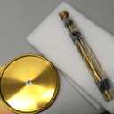 Paper Towel Holder Countertop, Gold Kitchen Accessories Decor, Stainless Steel, Weighted Base, Gold, Paper Towel Roll Holder Stand with Ratchet Mechanism for Kitchen Bathroom Farmhouse Essentials