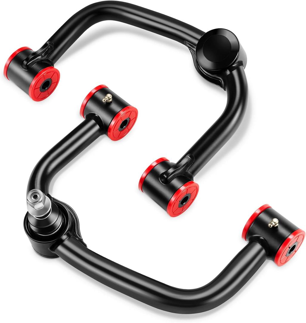 Dynofit F150 Upper Control Arms for 2-4" Lifted, Front Tubular Suspension Control Arm for 2004-2020 Ford F-150, Ball Joint Angle Correction for Leveling Kit & Off-Road Performance, Replacement UCAs