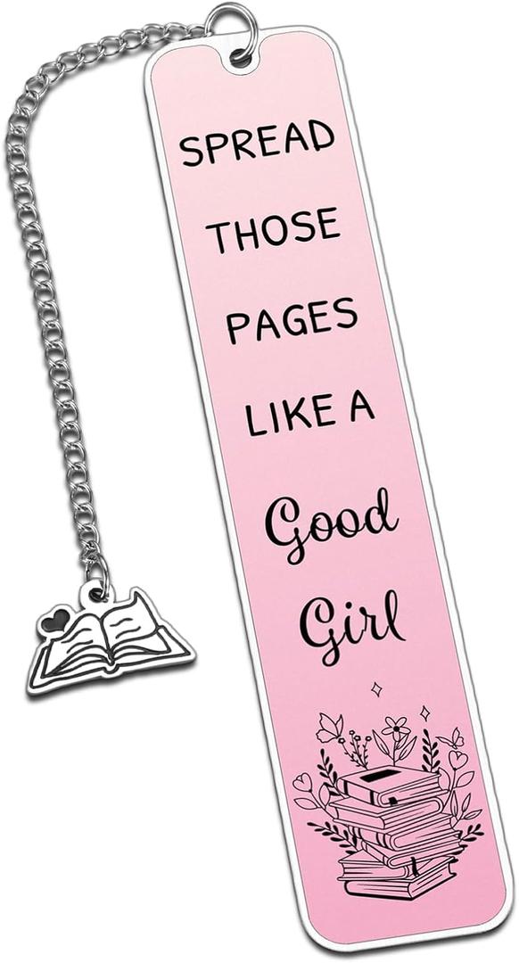 Funny Book Marks for Reading Women Dark Romance Smut Bookmarks for Women Girls Adult Spicy Metal Bookmark for Book Lovers Bookish Book Accessories Christmas Birthday Gift is That Smutt Bookmark