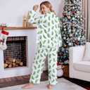 Unisex Ultra Soft Pajama Set, Winter Christmas Pajamas, Soft Warm Matching Sleepwear Gift for Women Men With Pockets (S)