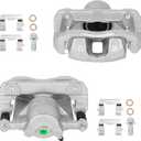Front Disc Brake Caliper Assembly with Bracket fit for 2003-2012 Honda Accord, 2001-2003 CL, 2004-2014 TSX, 1999-2008 TL, Front Right and Left Caliper set with 2PC, 19-B2584 19-B2585