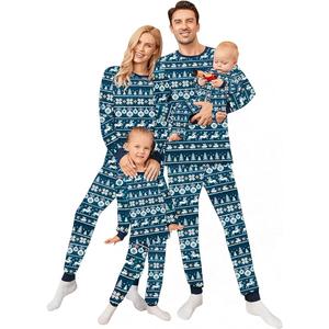 PopReal Christmas Pajamas for Family, Family Christmas Pajamas PJs Matching Sets Top Sleepwear Jammies MOM M