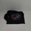 Horse Vintage Print on Back Zip Hoodie, Size M