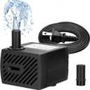 Submersible Water Pump 5W 95GPH Mini Fountain Water Pump Aquarium Pump For Hydroponic Systems Fish Tank Pond Water Gardens Fountain Statuary