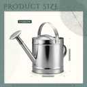 Geetery 3 Gallon Galvanized Steel Watering Can Large Metal Watering Can with Removable Spout, Rust-Resistant Vintage Farmhouse Style for Outdoor Indoor Garden, Patio, Flowers and Plants