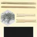 vensovo 10 Pack Bee Frames Deep - Bee Hive Frames and Wax Foundations Black Beehive Frams