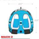 Airhead Mach | Towable Tube for Boating - 1, 2, and 3 Rider Sizes, One Size