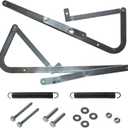 55-1 Attic Ladder Spreader Hinge Arms with 56-1 Springs, for Werner Mk1 Thru Mk3 A2208 A2210 A2508 A2510 W2208 W2210 W2508 W2510 WH2208 WH2210 WH2508 WH2510 WH3008... 2006 and Older Models