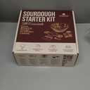 Superbaking Sourdough Starter Kit, 9" Round Banneton Bread Proofing Basket Set, Sourdough Bread Baking Supplies, Sourdough Tools with Silicone Bread Sling, Bread Making Tools, Baking Gifts