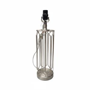 Lamp Holder, Lamp Base, Antique Brass, Silver