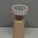 HD Designs Wood Large Candle Holder