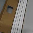 Tilingview 10-Pcs Peel and Stick Tile Edge Trim, 12 Inches Self-Adhesive Tile Edging Decorative Pencil Tile, PVC Molding Tile Trim for Backsplash (White)