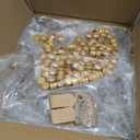 100 Pcs 1.7 oz Mini Liquor Bottles,Airtight Shot Bottles with Caps 10 Pcs Funnels 100 Pcs Kraft Tags and 65 ft Rope,Little Spirit Bottle for Cocktail,Party Favors,Weddings (gold Cap)